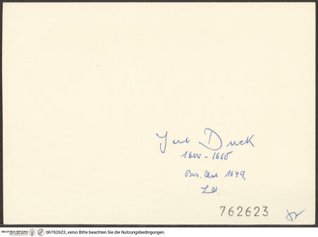 Rückseite von bh762623_recto