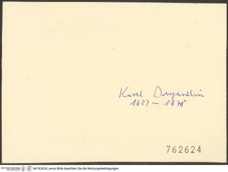 Rückseite von bh762624_recto