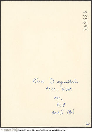 Rückseite von bh762625_recto