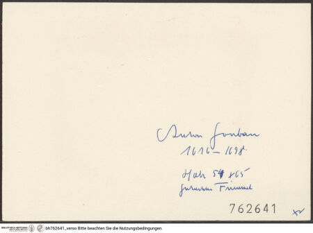 Rückseite von bh762641_recto