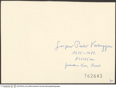 Rückseite von bh762643_recto