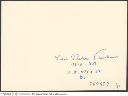 Rückseite von bh762652_recto