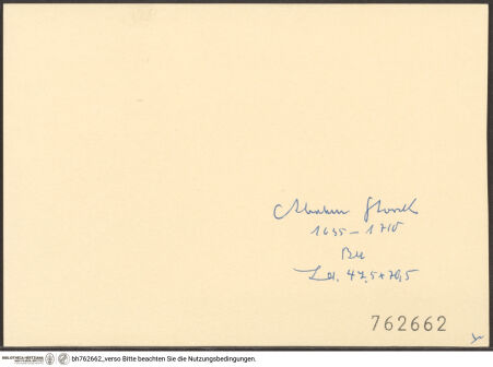 Rückseite von bh762662_recto