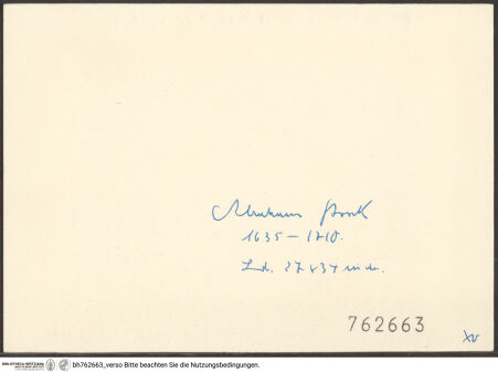 Rückseite von bh762663_recto