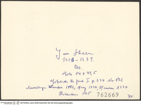 Rückseite von bh762669_recto