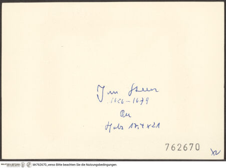 Rückseite von bh762670_recto