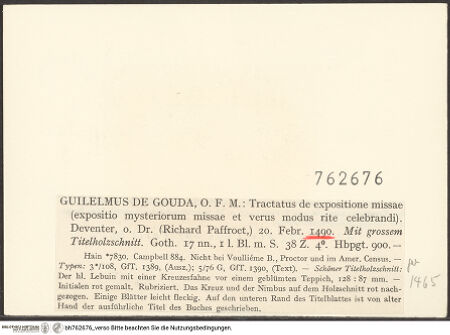 Rückseite von bh762676_recto