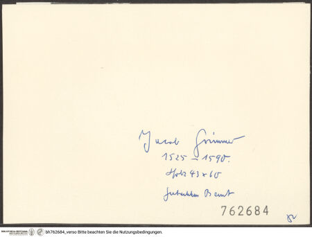 Rückseite von bh762684_recto