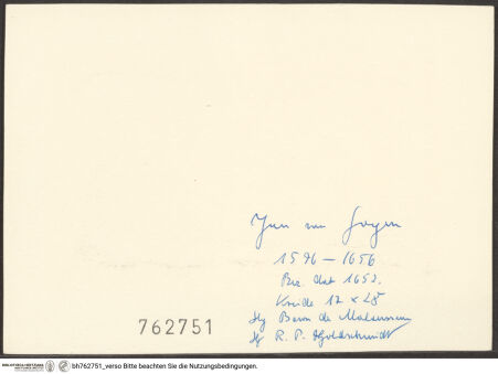 Rückseite von bh762751_recto