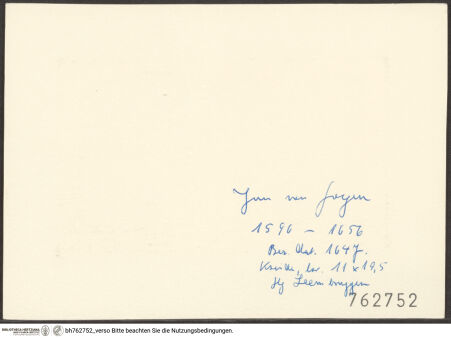 Rückseite von bh762752_recto