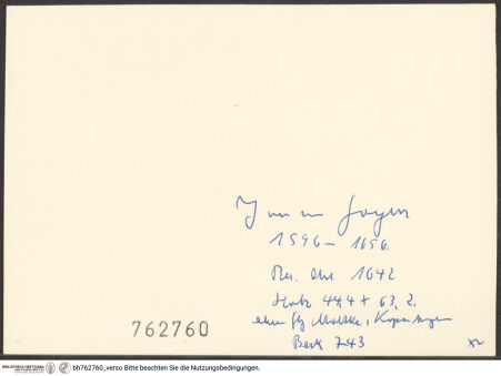 Rückseite von bh762760_recto