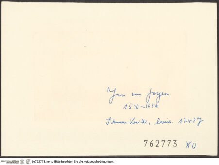 Rückseite von bh762773_recto