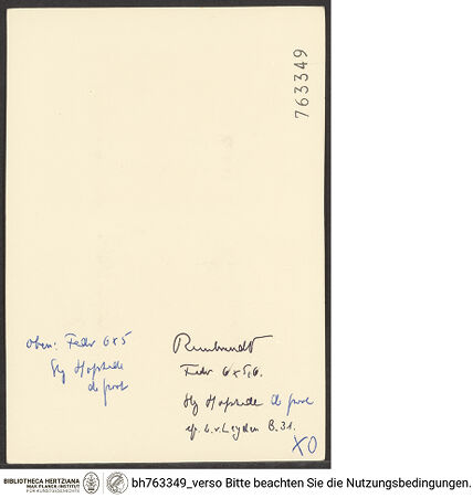 Rückseite von bh763349_recto