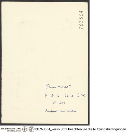 Rückseite von bh763364_recto