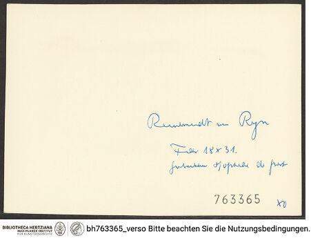 Rückseite von bh763365_recto