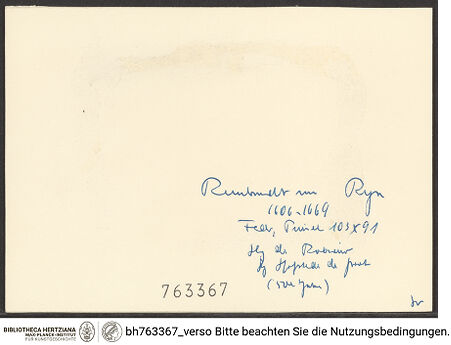 Rückseite von bh763367_recto