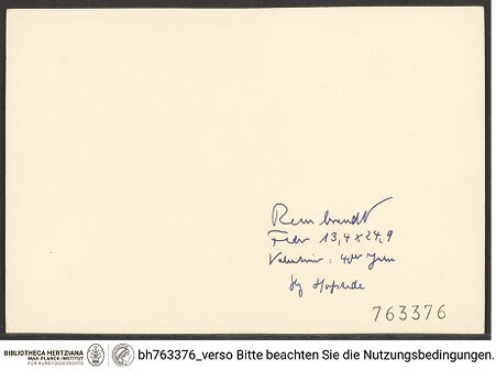 Rückseite von bh763376_recto