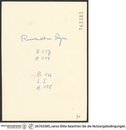 Rückseite von bh763385_recto