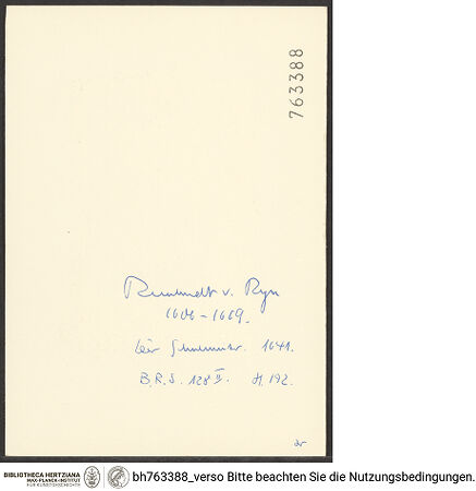 Rückseite von bh763388_recto