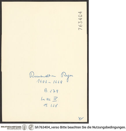 Rückseite von bh763404_recto