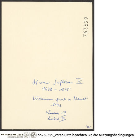 Rückseite von bh763529_recto