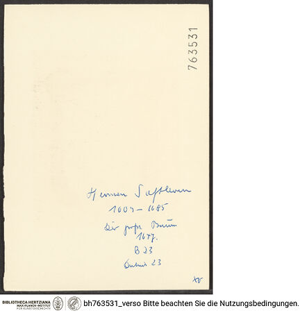 Rückseite von bh763531_recto