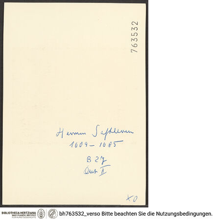 Rückseite von bh763532_recto