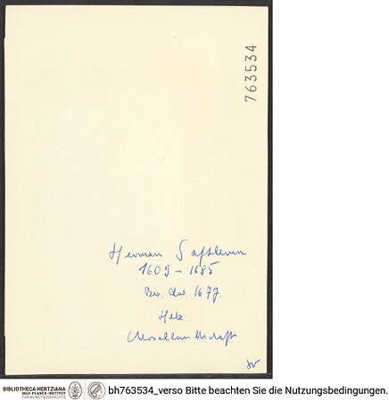 Rückseite von bh763534_recto