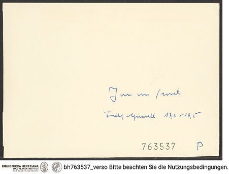 Rückseite von bh763537_recto