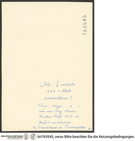 Rückseite von bh763545_recto