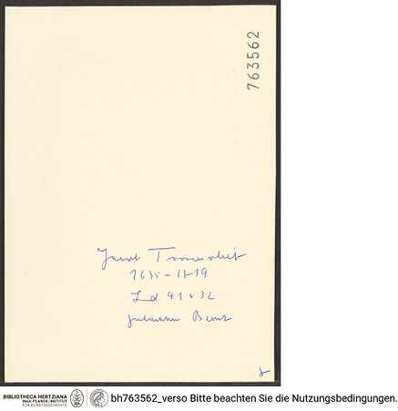 Rückseite von bh763562_recto