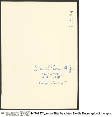 Rückseite von bh763574_recto