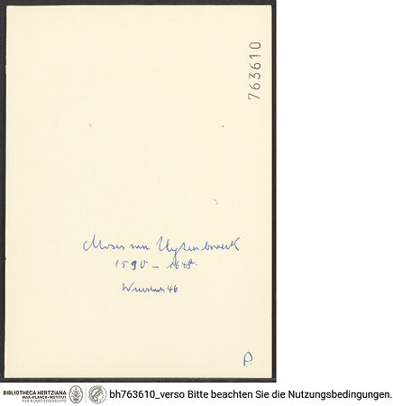 Rückseite von bh763610_recto