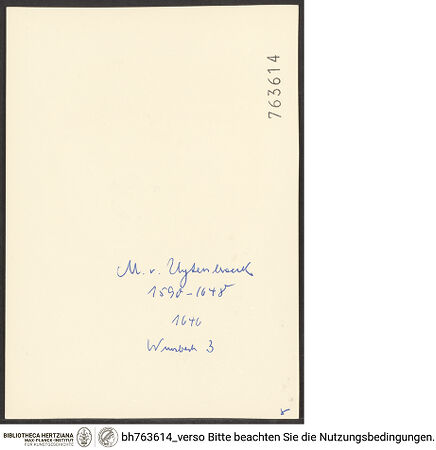 Rückseite von bh763614_recto