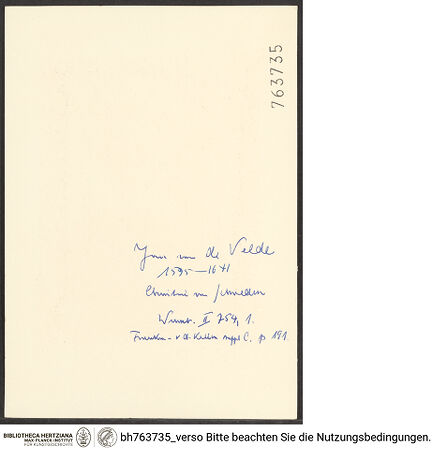 Rückseite von bh763735_recto