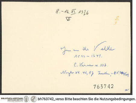 Rückseite von bh763742_recto