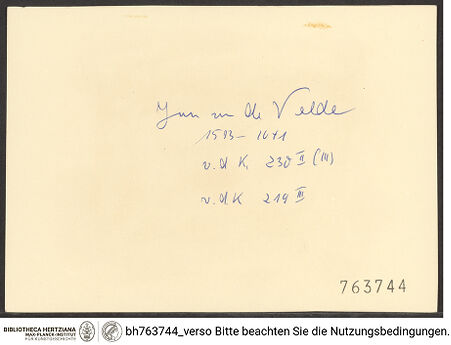 Rückseite von bh763744_recto