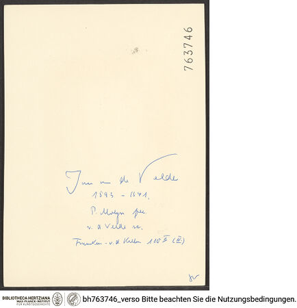 Rückseite von bh763746_recto