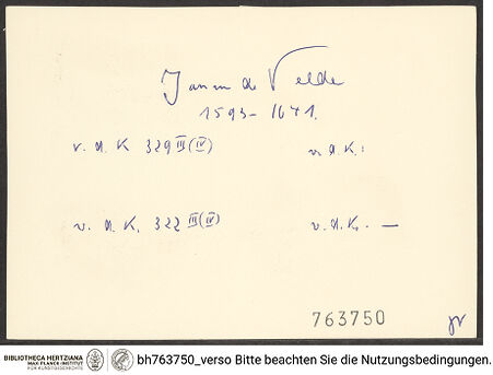 Rückseite von bh763750_recto