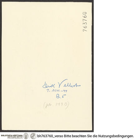 Rückseite von bh763760_recto