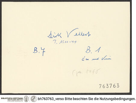 Rückseite von bh763763_recto