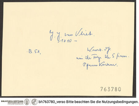 Rückseite von bh763780_recto