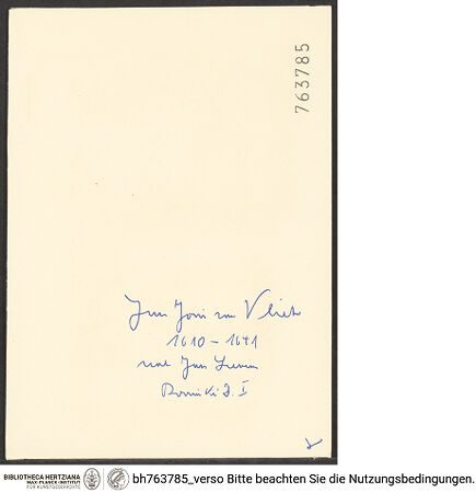 Rückseite von bh763785_recto