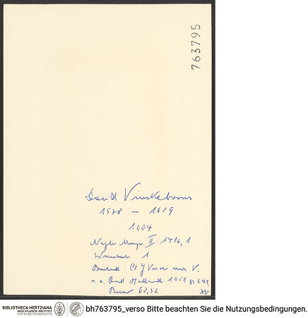 Rückseite von bh763795_recto