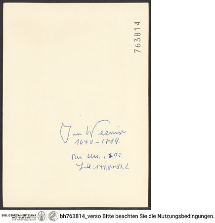 Rückseite von bh763814_recto