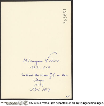 Rückseite von bh763831_recto