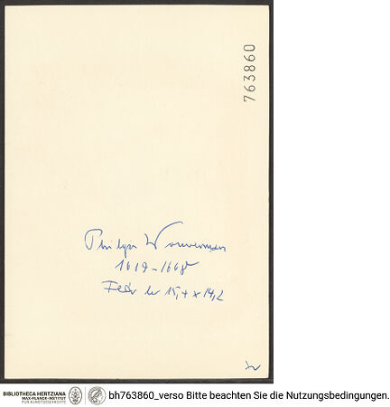 Rückseite von bh763860_recto