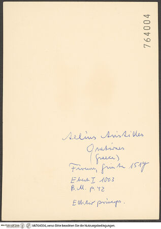 Rückseite von bh764004_recto