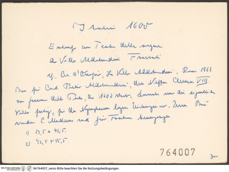 Rückseite von bh764007_recto