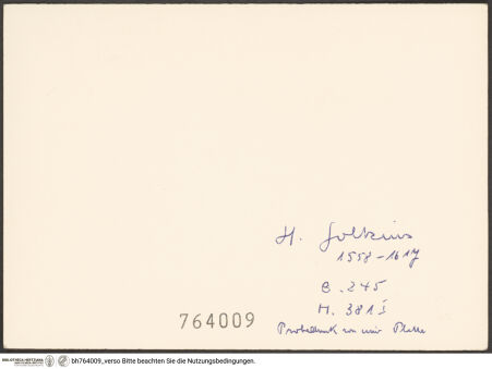 Rückseite von bh764009_recto